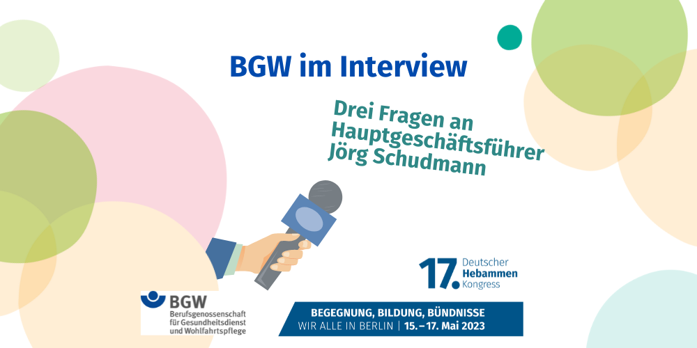 Interview mit BGW Geschäftsführung Hebammenkongress 2025